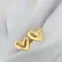 Aretes Corazón Dorado Mini