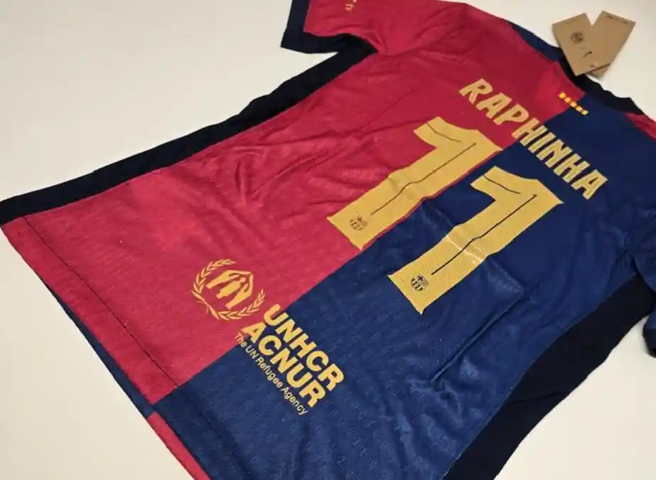 Conjunto Deportivo Barcelona Talla 8 (obsequio Dorsal De Raphinha #11)