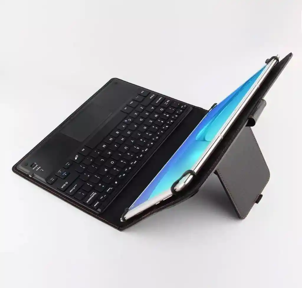 Teclado Para Smartphone, Pc, Tablets. Bluetooth Keyboard Tpc-018 Blanco Igoma