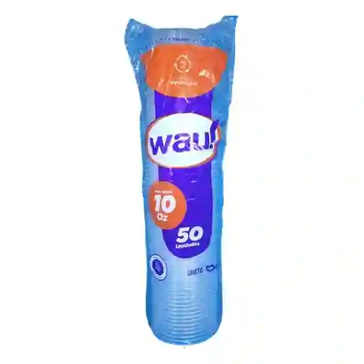 Wau Vaso Traslúcido 10 Oz