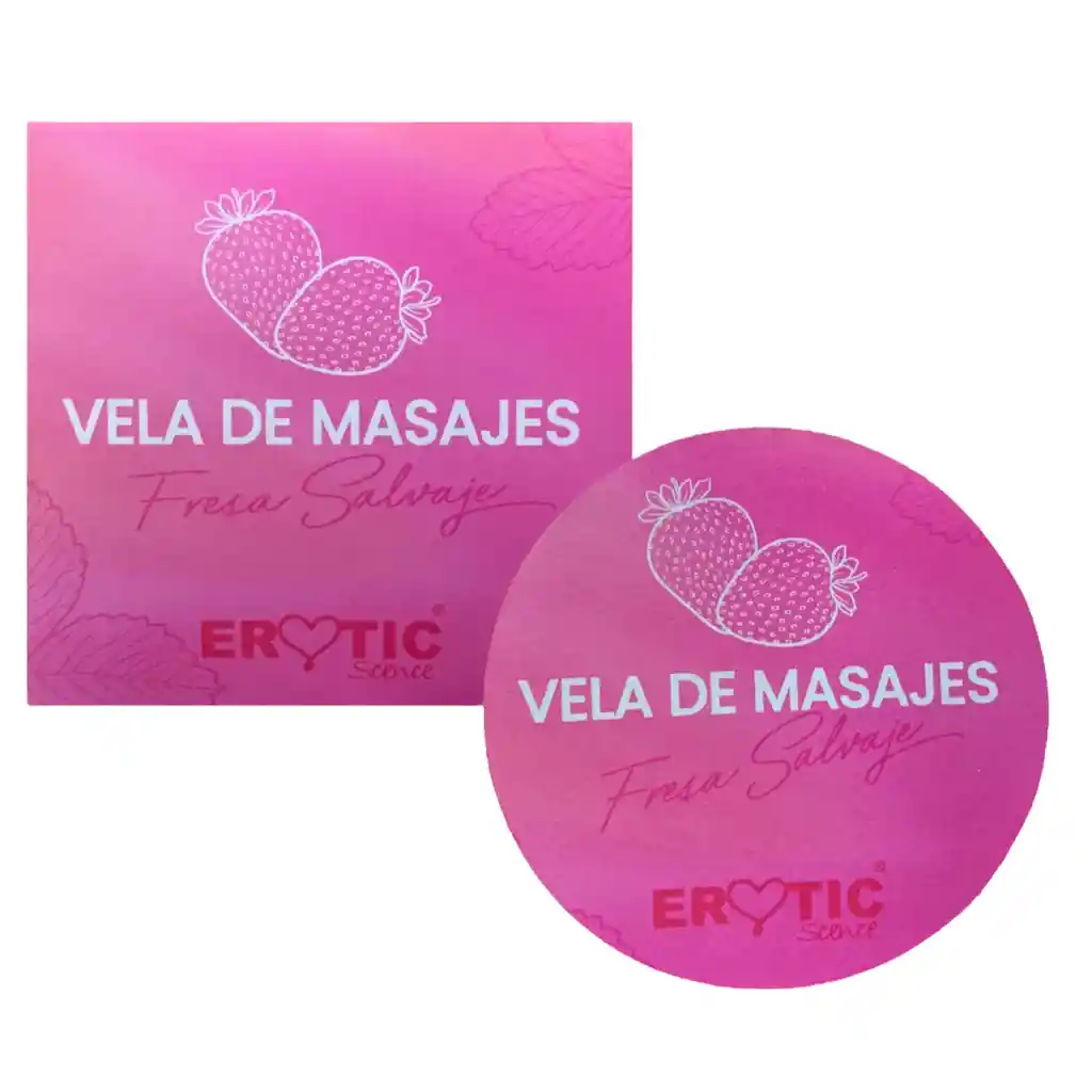 Vela De Masajes Eroticos Fresa Salvaje