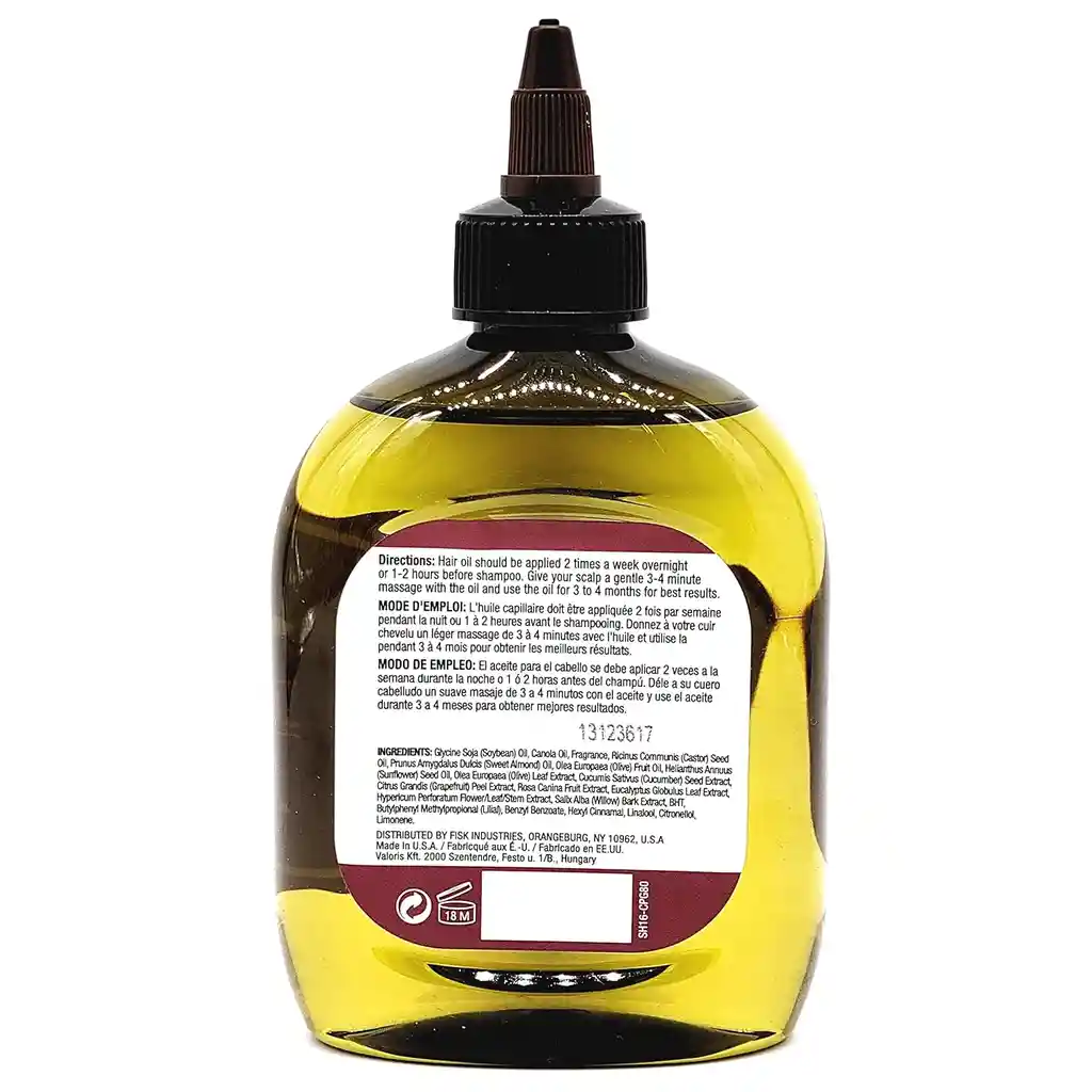 Difeel Aceite De Ricino Crecimiento Del Cabello 210ml Castor Oil