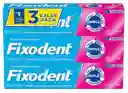 Fixodent Dentadura Adhesiva X3