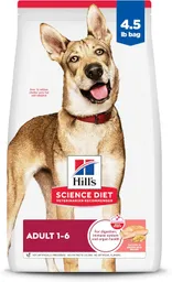 Hills Perro Adult 1-6 Salmon Brown Rice 4.5lb 2.04kg