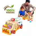 Juguete En Madera Didáctico - Grua Multifunción Laberinto