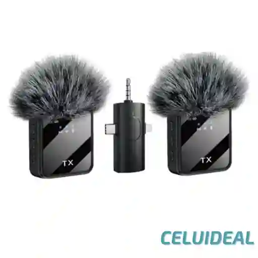Microfono Inalambrico F11-2 (x2) Iphone/android/plug