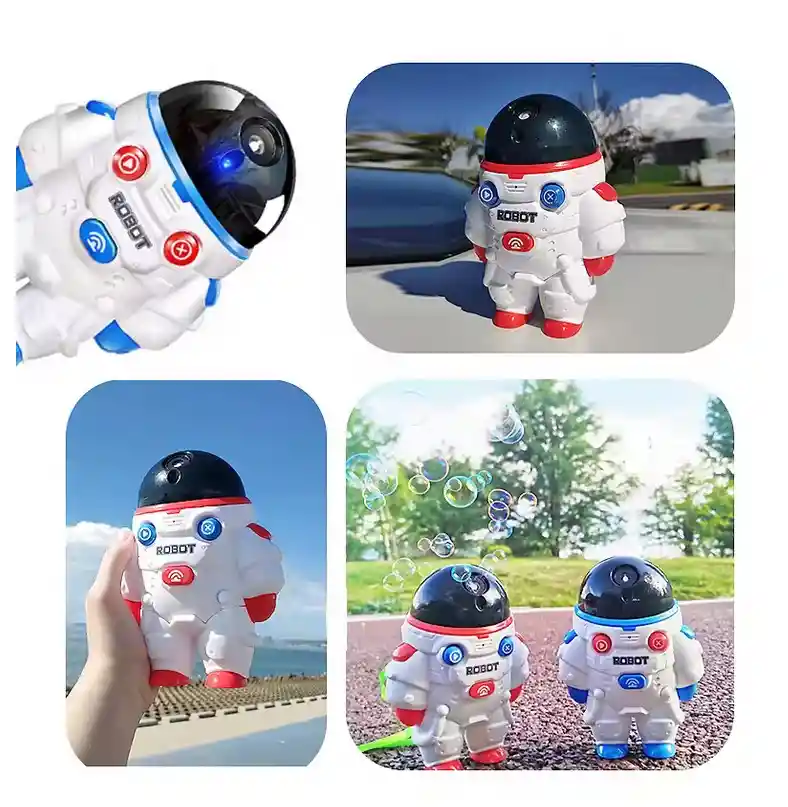 Robot Astronauta Burbujas / Burbujero Musical Juguete Niños