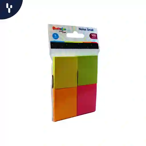 Adhesivo Taco Doricolor X4 Colores 6x4cm