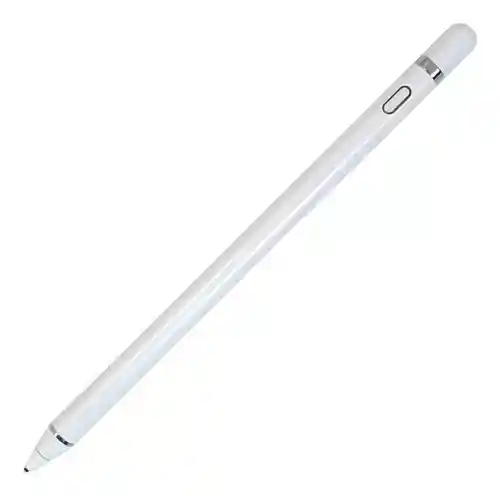 Lápiz Óptico Stylus Pencil Recargable Para Tablet Celulares Hasta 15 Hr Blanco Innovo