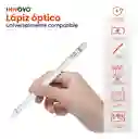 Lápiz Óptico Stylus Pencil Recargable Para Tablet Celulares Hasta 15 Hr Blanco Innovo