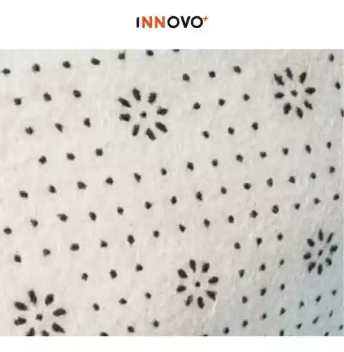 Tapete Antideslizante Peluda 1.5 X 2 Metros Decorativo Negro Mix Bicolor Innovo