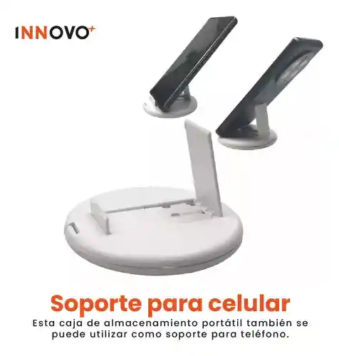 Kit Data Blanco Usb Viajes Adaptador Celulares Universal Usb Cable 60w Innovo