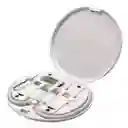 Kit Data Blanco Usb Viajes Adaptador Celulares Universal Usb Cable 60w Innovo