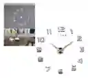 Reloj De Pared 90x90 Cm Con Números 3d Silencioso