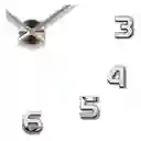 Reloj De Pared 90x90 Cm Con Números 3d Silencioso
