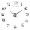 Reloj De Pared 90x90 Cm Con Números 3d Silencioso