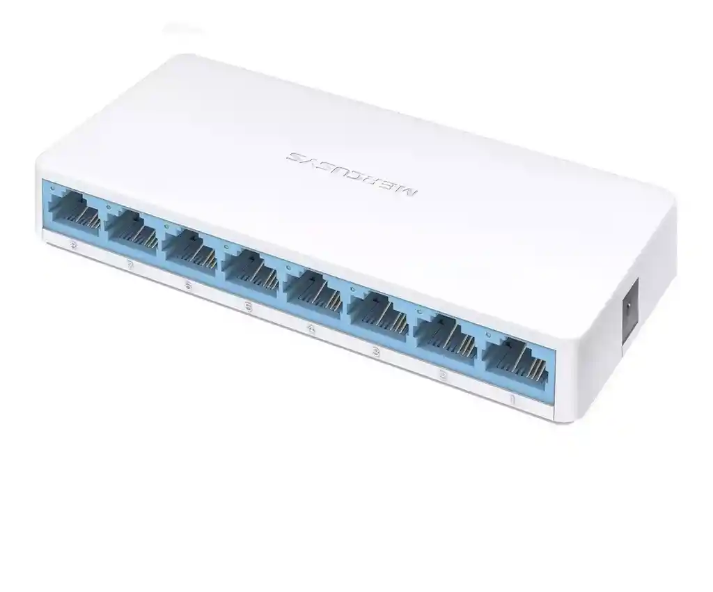 Mercusys Ms108 Switch De Escritorio De 8 Puertos 10/100mbps