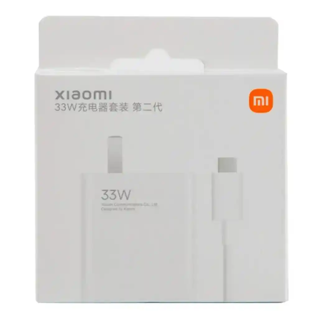 Cargador Xiaomi Original 33w Carga Rapida Turbo
