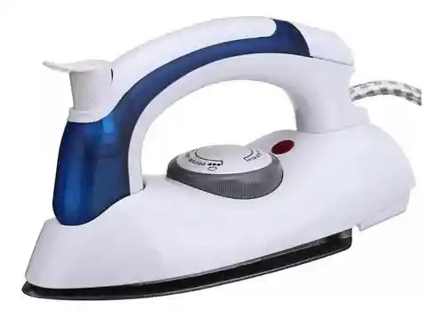 Plancha Para Ropa Mini Viajera Portátil A Vapor Plegable