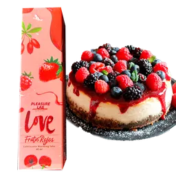 Lubricante Anal Caliente Vaginal Comestible Frutos Rojos Pleasure Lab Warming Effect Lub Sexo Oral Erotico