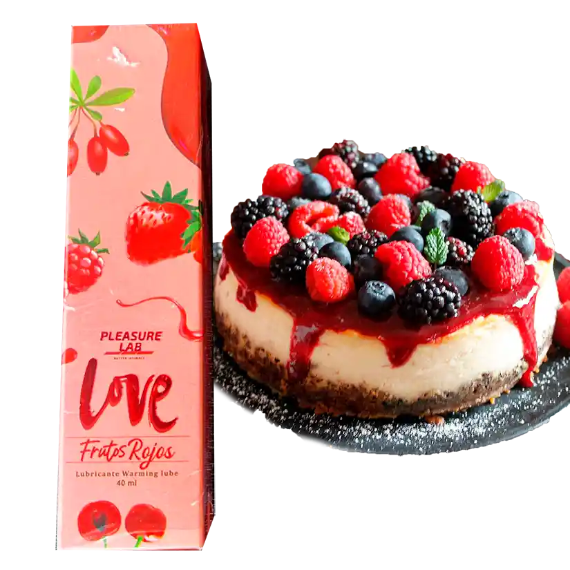 Lubricante Anal Caliente Vaginal Comestible Frutos Rojos Pleasure Lab Warming Effect Lub Sexo Oral Erotico