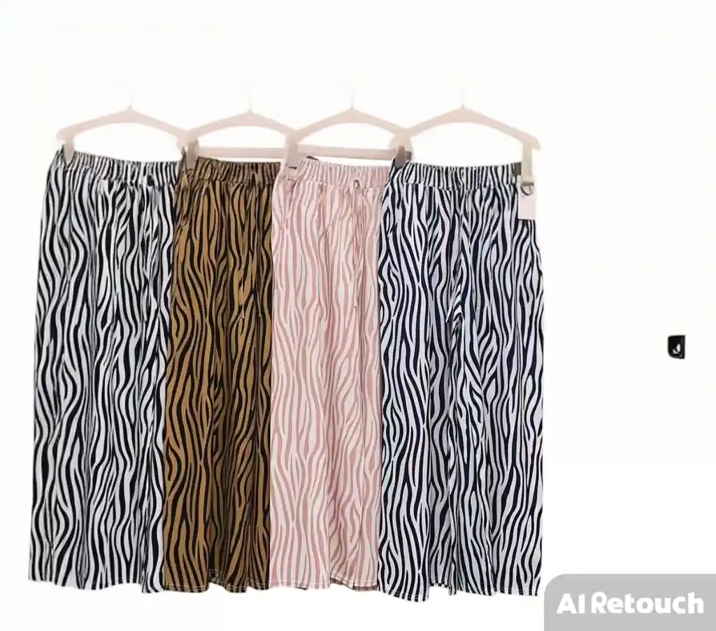 Pantalon Palazzo Zebra Con Bolsillo Escoje Color