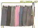 Pantalon Bota Ancha Estampado Rombos Talla Unica