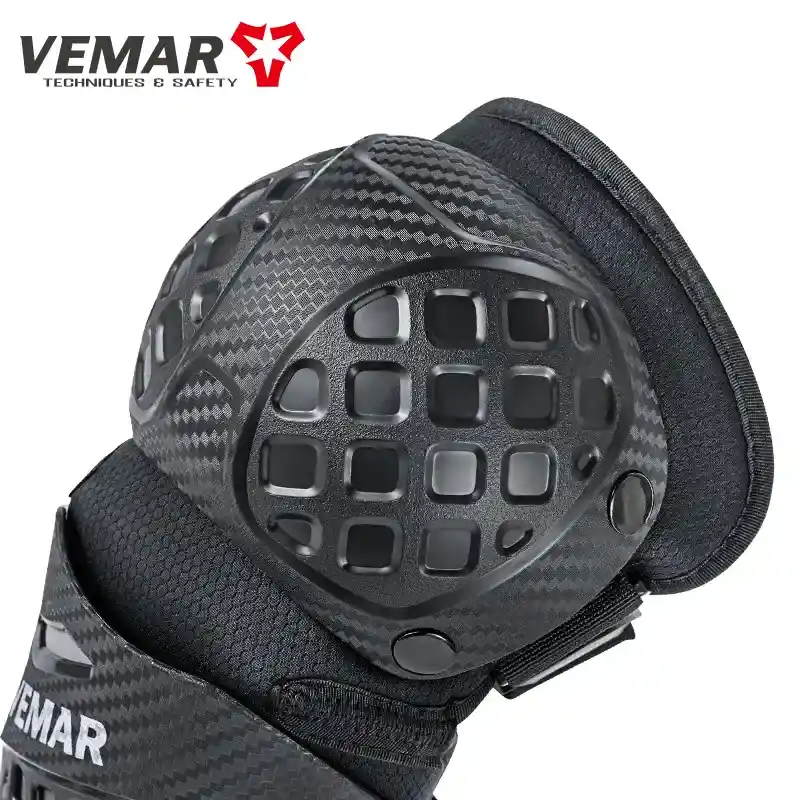 Rodilleras + Coderas Kit Proteccion Moto Vemar Carbon E-30