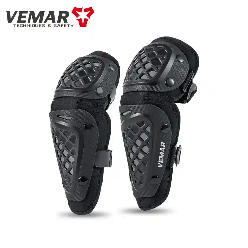 Rodilleras + Coderas Kit Proteccion Moto Vemar Carbon E-30
