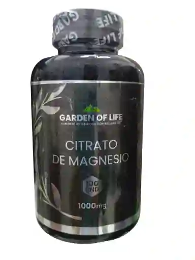 Citrato De Magnesio De 1000 Mg X 100 Und Garden Of Life