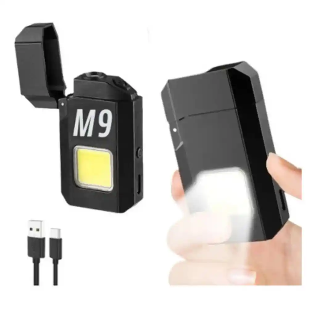Encendedor Electrónico Multifuncional M9 Con Luz Led