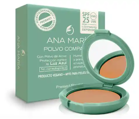 Ana Maria Polvo Compacto Tradicional Tono Cocoa