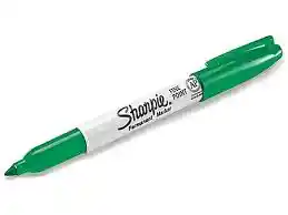 Marcador Permanente Punta Fina Sharpie Verde Xund