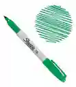 Marcador Permanente Punta Fina Sharpie Verde Xund