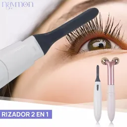 Masajeador Facial + Rizador Enchinador Pestañas Termico