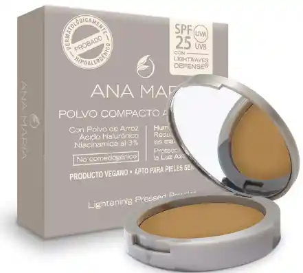 Ana Maria Polvo Compacto Aclarante Tono Cocoa