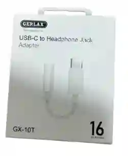 Adaptador De Audio Usb Tipo-c Convertidor Tipo C - Jack Gerlax
