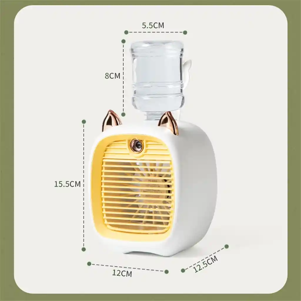 Ventilador Pulverizador Personal Portátil Recargable