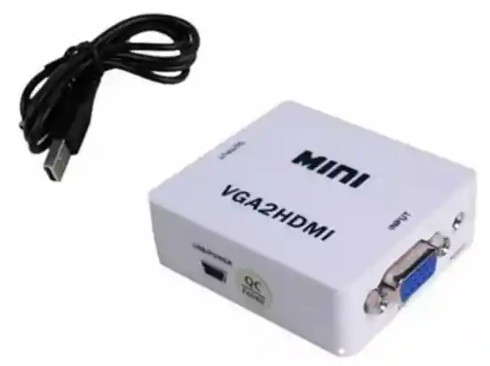 Adaptador Vga A Hdmi Conversor Full Hd 1080p Alta Calidad