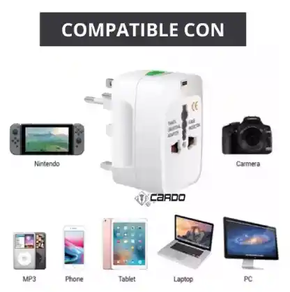 Adaptador Convertidor Viajero Internacional