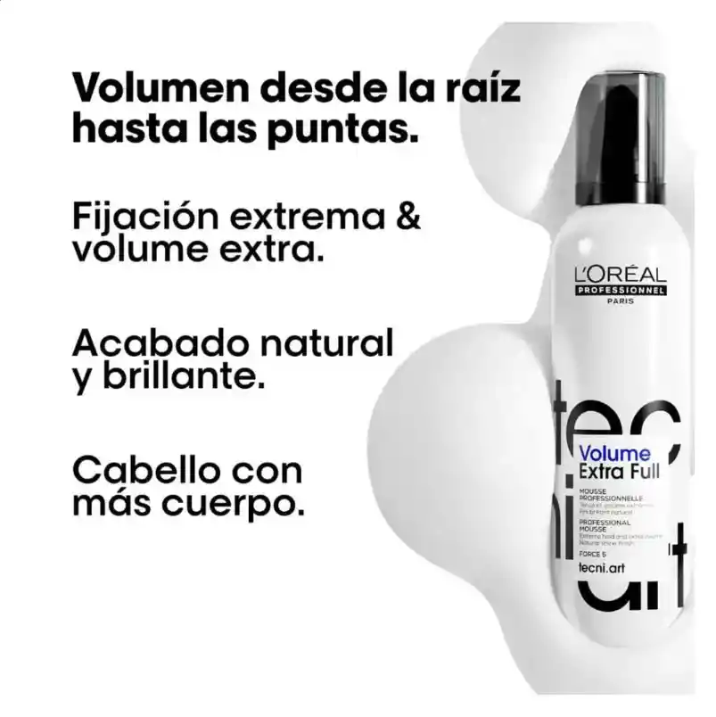 Espuma Volumen Extra Full L’oreal Tecni Art Mousse Professional 250ml