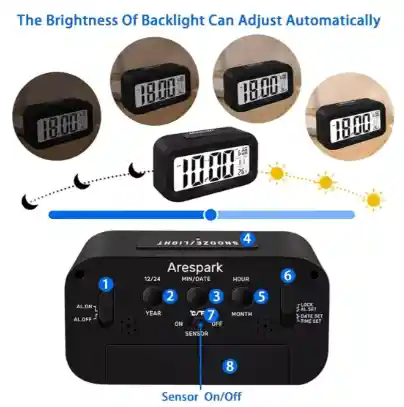 Despertador Digital Clock 1019
