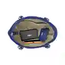 Bolso De Hombro Shopping Y Monedero Mila Azul