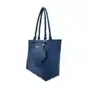 Bolso De Hombro Shopping Y Monedero Mila Azul