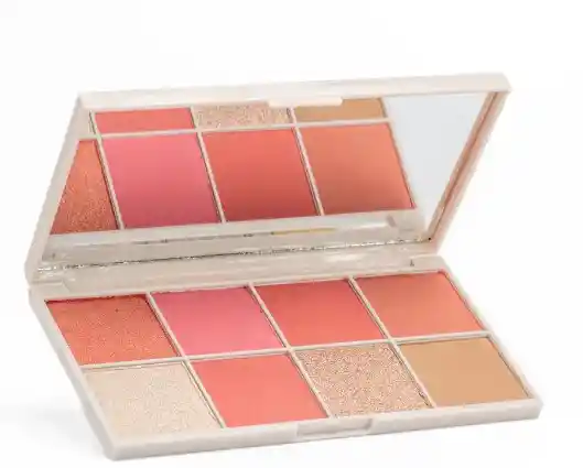Paleta De Rubor-iluminadores-bronzer Light Set 8t Montoc