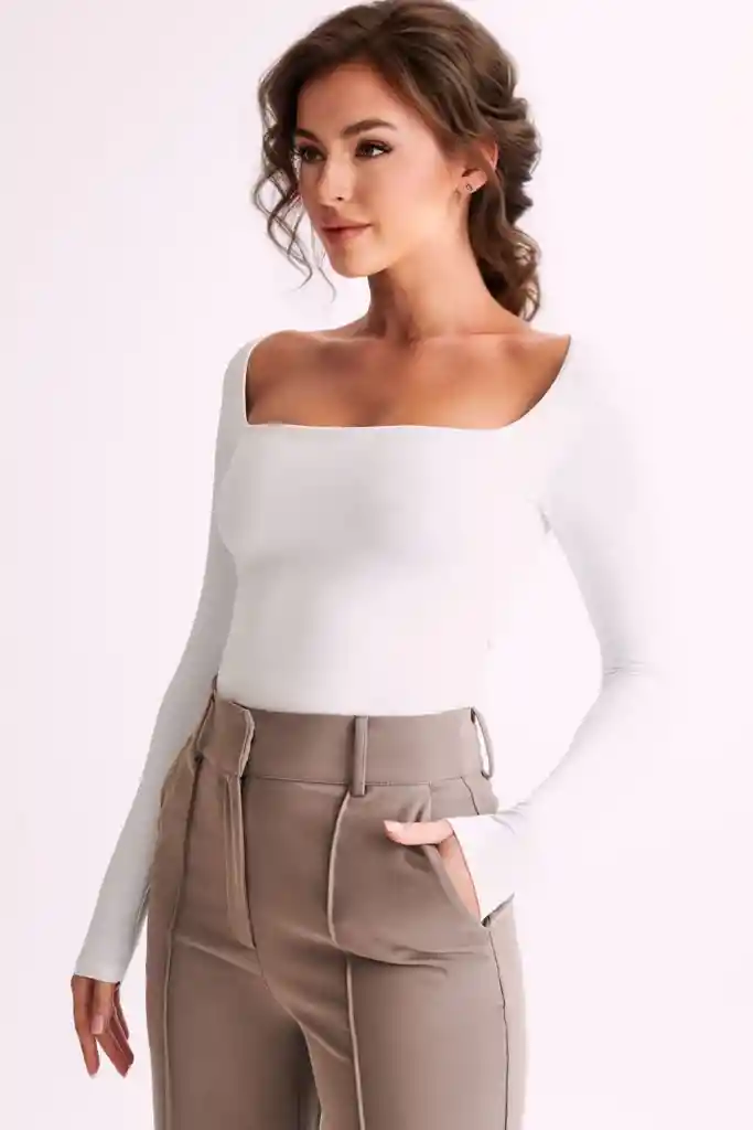 Body Malka Talla M/l Blanco