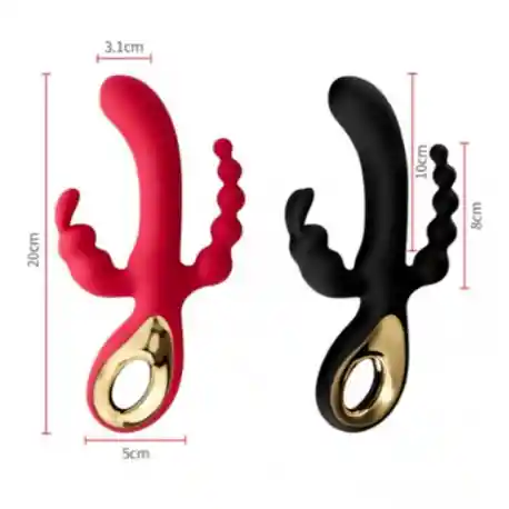 Vibrador Rabbit Triple Estímulo Katuysha