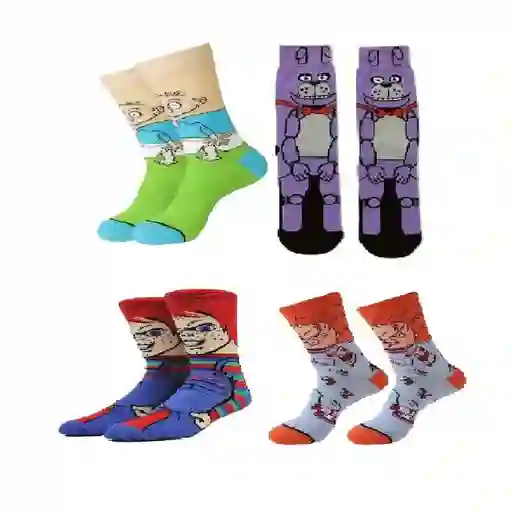 Paquete Por 4 Pares De Medias