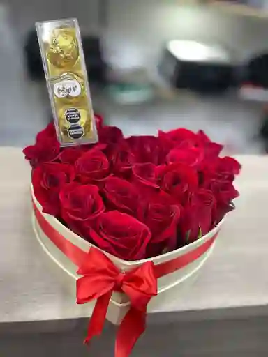 Caja Corazón Y Chocolate