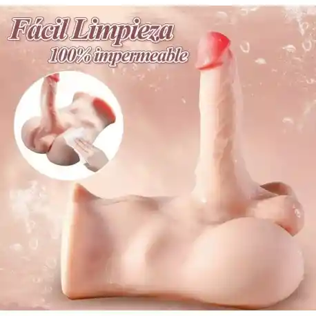 Masturbador Dildo Torso Realista Masculino Muñeco Sexual